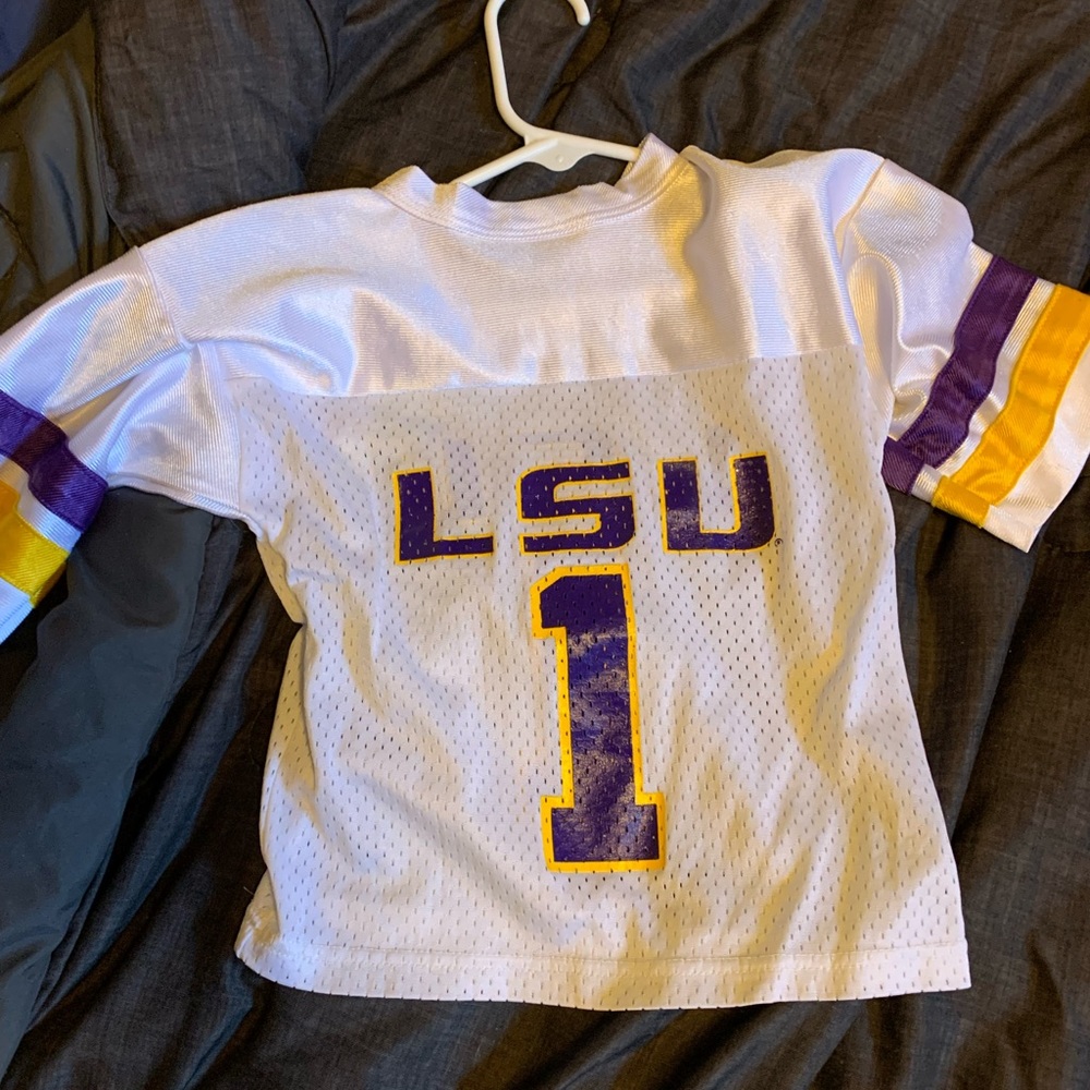 LSU 2T jersey white